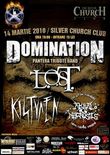 Afis Domination, L.O.S.T, Akral Necrosis si Kistvaen in concert la Silver Church