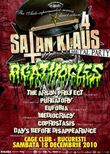 Afis Satan Klaus Metal Party 4 in Cage Club: Agathocles headliner