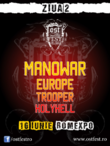 Afis Concert Manowar si Europe la OST Fest 2012