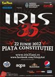 Afis Iris 35 de ani: concert in Piata Constitutiei din Bucuresti