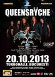 Afis Concert Queensryche pe 20 octombrie la Bucuresti