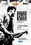 Afis Concert Acustic Vita de Vie pe 9 septembrie