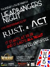 Concert R.U.S.T. si Act in Club Mojo