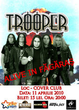 Concert Trooper in Cover Club din Fagaras