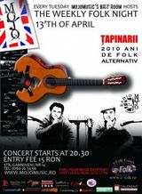 Concert Tapinarii in Club Mojo din Bucuresti