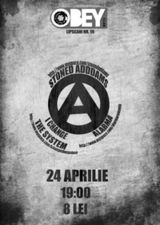 Concert Stoned Addams, Alarma si I Change The System in Club Obey