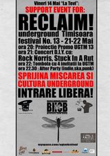 Clujul sprijina Festivalul Underground TImisoara 13