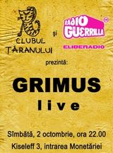 Concert Grimus la Clubul Taranului Bucuresti