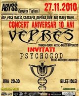 Concert Vepres si Psychogod in club Abyss Galati