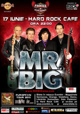 Concert Mr. Big la Hard Rock Cafe