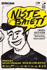 Concert de lansare album Niste Baieti in Booha Bar Cluj