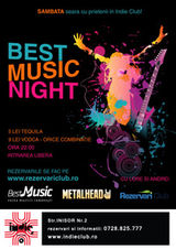 Best Music Night, sambata seara cu prietenii in Indie Club Bucuresti