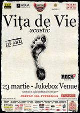Concert acustic Vita de Vie in Jukebox Venue