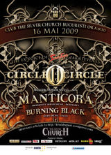Circle II Circle si Manticora in concert la Bucuresti
