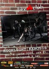 Highlight Kenosis concerteaza in Fire Club