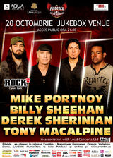 Concert Portnoy, Sheehan, MacAlpine si Sherinian la Bucuresti!