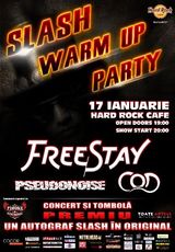 Warm Up Party pentru concertul Slash la Bucuresti