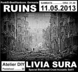 Concet Livia Sura si Ruins pe 11 mai la Atelier D.I.Y. din Timisoara