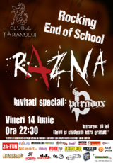 Concert Razna si Paradox in Clubul Taranului din Bucuresti
