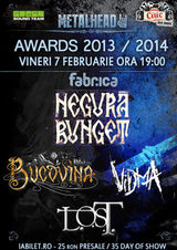 METALHEAD Awards 2013-2014  Negura Bunget, Bucovina si VIDMA