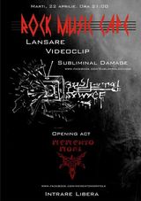 Subliminal Damage: lansarea videoclipului Programmed Extinction in Rock Music Cafe