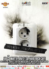 Concert VITA DE VIE Acustic pe 5 martie la Hard Rock Cafe