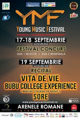 YOUNG MUSIC FESTIVAL la Arenele Romane pe 19 Septembrie 2015