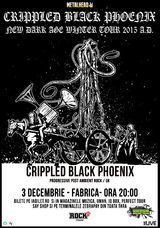 ANULAT - CRIPPLED BLACK PHOENIX (prog post rock - UK) canta in premiera la Bucuresti