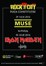 Rock The City 2016: Iron Maiden si Muse in concert la Bucuresti