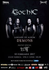 GOTHIC lanseaza albumul 'Demons' pe 10 februarie in Club Fabrica