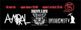 Concert A-moral, Indignity si Drive Your Life pe 18 martie in Club 13, Constanta