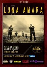 Concert Luna Amara pe 28 aprilie in Quantic