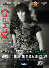Concert Kempes pe 12 aprilie la Hard Rock Cafe