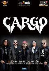 CARGO concerteaza la Hard Rock Cafe in data de 4 mai