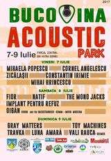 Bucovina Acustic Park - 8-9 iulie la Vatra Dornei