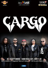 Concert CARGO pe 28 septembrie la Hard Rock Cafe