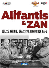 Concert Alifantis & ZAN pe 26 Aprilie la Hard Rock Cafe