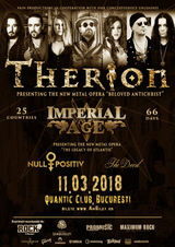 Therion va concerta la Bucuresti in 2018