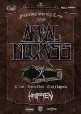 Kroppen ii inlocuiesc pe Marchosias in cadrul concertului Akral Necrosis din Hard Club, Cluj din 17 mai