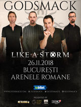 Concert Godsmack la Arenele Romane pe 26 Noiembrie