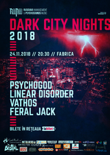 Dark City Nights 2018 in Fabrica pe 24 Noiembrie