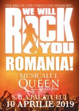 Musicalul 'We Will Rock' pe 10 Aprilie 2019 la Sala Palatului