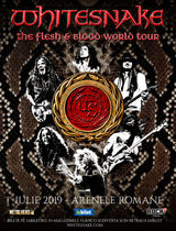 Whitesnake - The Flesh & Blood World Tour pe 1 Iulie la Arenele Romane