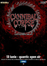 Concert Cannibal Corpse pe 13 Iunie in Quantic din Bucuresti