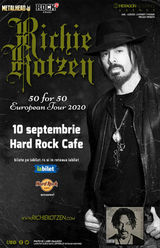 Concert Richie Kotzen: 50 for 50 pe 10 Septmebrie la Hard Rock Cafe