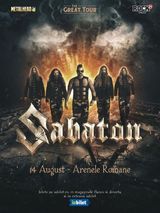 SABATON - The Great Tour pe 14 August la Arenele Romane