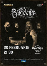 Concert Bucovina pe 20 februarie la Hard Rock Cafe