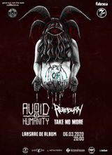 Fabrica: Lansare Album + Clip Avoid Humanity w/ Ropeburn & Take No More pe 6 martie