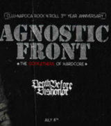 Agnostic Front [us], Death Before Dishonor [us] at /FORM Space pe 8 iulie