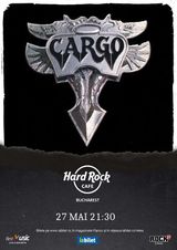 Concert Cargo pe 27 mai la Hard Rock Cafe